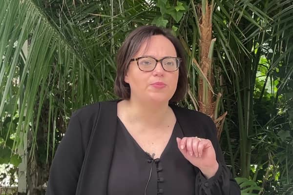 Kate Martinez, head of external relations at the Palm House. Image: LTV