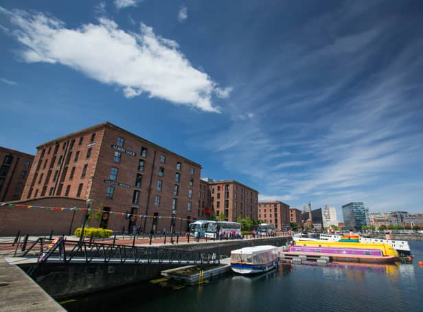 <p>Liverpool, Merseyside, UK, 11th June 2014, a daytime view of Albert Dock in the cultural quarter of Liverpool.</p>
