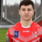 Saints youngster Danny Hill. Image: St Helens RFC