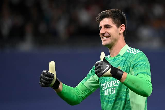 Real Madrid goalkeeper Thibaut Courtois. Picture: PHILIPPE MARCOU/AFP via Getty Images