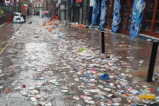 Wood Street in Liverpool city centre at 4.30am. Image: @lpoolcouncil/twitter