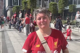 Sarah tells us why she came to the LFC victory parade