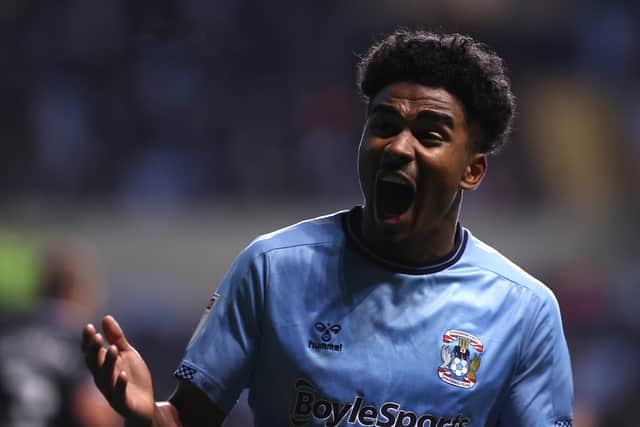 Ian Maatsen spent the 2021-22 season on loan at Coventry City. Picture: Ryan Pierse/Getty Images