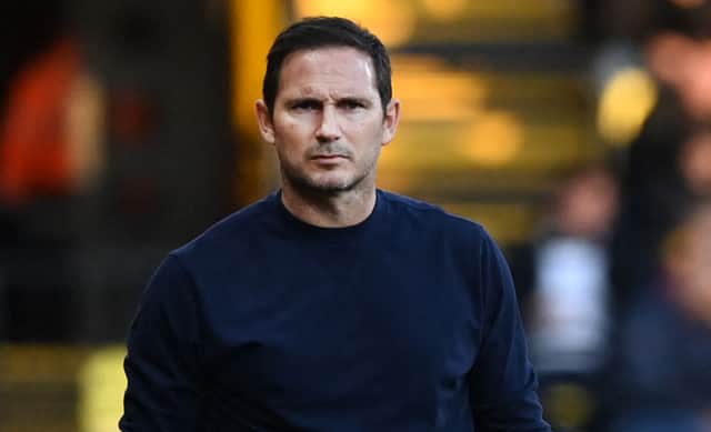 Everton boss Frank Lampard. Picture: GLYN KIRK/AFP via Getty Images