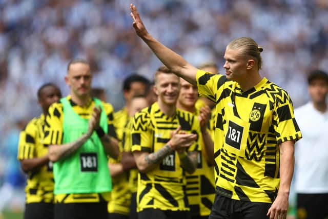 Erling Haaland has departed Borussia Dortmund for Man City. Picture: Lars Baron/Getty Images