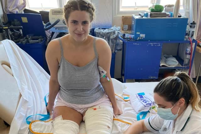  Ruby Flanagan whilst in Aintree University Hospital
