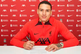 Darwin Nunez has signed for Liverpool. Picture:  Nick Taylor/Liverpool FC/Liverpool FC via Getty Images