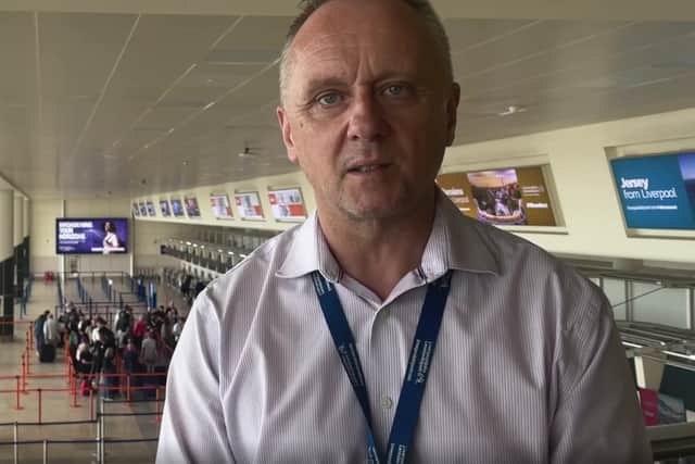 Paul Staples, operations director at Liverpool John Lennon Airport. Image: LTV