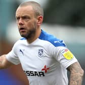 Jay Spearing in action for Tranmere. Picture: Lewis Storey/Getty Images