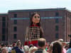Little Amal: 10 captivating photos of the giant puppet at Liverpool’s Royal Albert Dock