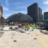 Lime Street is currently undergoing its final stage of redevelopment with the roads and area around the station transformed.