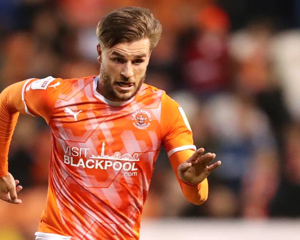 Former Everton defender Luke Garbutt plays for Blackpool. Picture: Lewis Storey/Getty Images