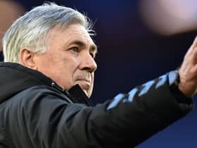 Former Everton manager Carlo Ancelotti. Picture: PETER POWELL/POOL/AFP via Getty Images