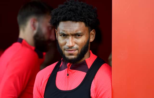 Joe Gomez has signed a new Liverpool contract. Picture: Andrew Powell/Liverpool FC via Getty Images