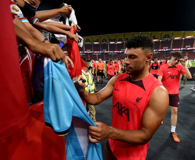 Liverpool midfielder Alex Oxlade-Chamberlain. Picture: Andrew Powell/Liverpool FC via Getty Images