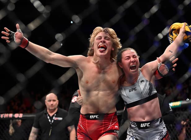 <p>Liverpool duo Paddy Pimblett and Molly Mccann will both be in action in London. Image: Justin Setterfield/Getty Images</p>