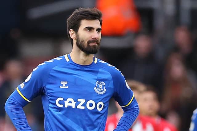 Andre Gomes did not feature for Everton during their pre-season tour of America. Picture: Steve Bardens/Getty Images