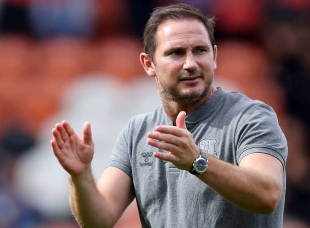 <p>Everton boss Frank Lampard. Picture: George Wood/Getty Images</p>