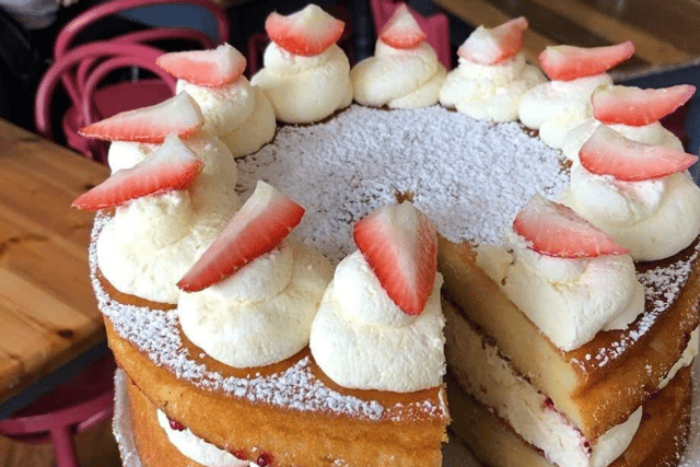 Is there anything more English than a slice of Victoria Sponge for afternoon tea? Annie’s Tea Room seem to think so.