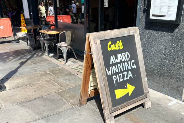Crust was rated five stars by the FSA. 