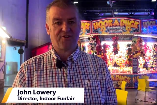 John Lowery, director, Indoor Funfair