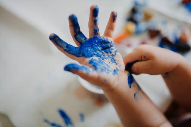 Children painting. Image: Phil Hearing/Unsplash