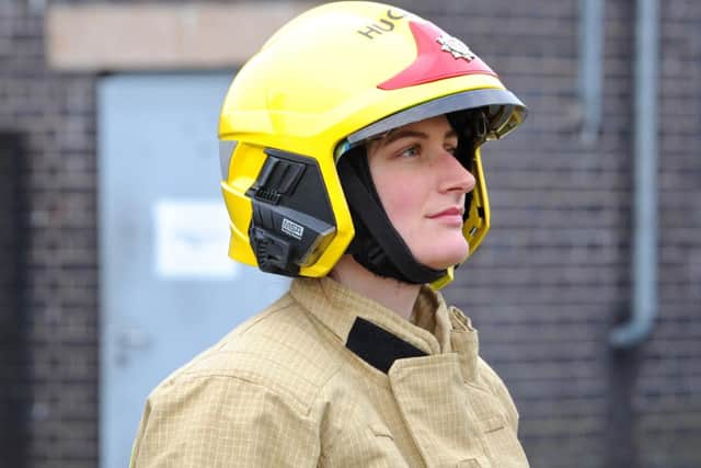 Jemma Hughes training to be a firefighter. Image: Jemma Hughes