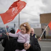 Stagecoach workers took strike action for fair pay. Image: Christopher Furlong/Getty