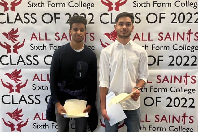 Siifan and Moez both achieved D*, D*, M. Image: Emma Dukes/LiverpoolWorld