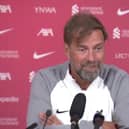 Jurgen Klopp talks to the media ahead of Liverpool’s trip to Manchester United