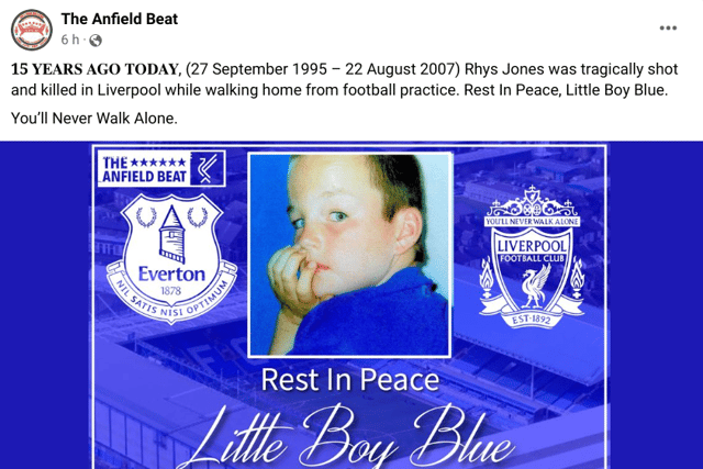 The Anfield Beat pays tribute to ‘Little Boy Blue'