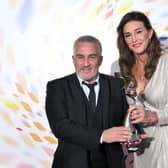 Paul Hollywood and Caitlin Jenner at the 2020 National Television Awards