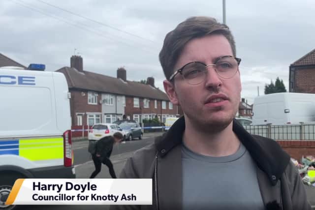 Councillor for Knotty Ash Harry Doyle