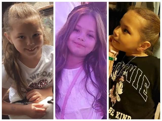 Police believe nine year-old Olivia was standing directly behind her mother when the gunman opened fire. (Photos: Merseyside Police)