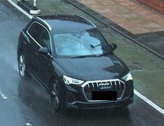 The Audi Q3 has been seized by police. Image: Merseyside Police