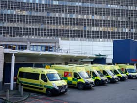 Ambulances outside the Royal. Image: Getty