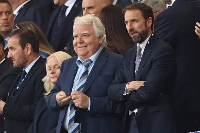 Everton chairman Bill Kenwright with England manager Gareth Southgate. Picture: Michael Regan/Getty Images