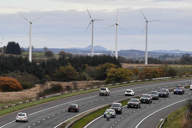Motorways currently have a 70mph speed limit. Image: Ben Stansall/AFP via Getty