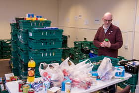 Liverpool food bank. Image: Getty/Richard Stonehouse