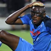 Napoli forward Victor Osimhen. Picture: ALBERTO PIZZOLI/AFP via Getty Images