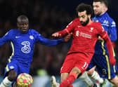 Mo Salah in action for Liverpool against Chelsea last season. Picture: John Powell/Liverpool FC via Getty Images