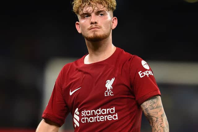Harvey Elliott. Picture: Andrew Powell/Liverpool FC via Getty Images