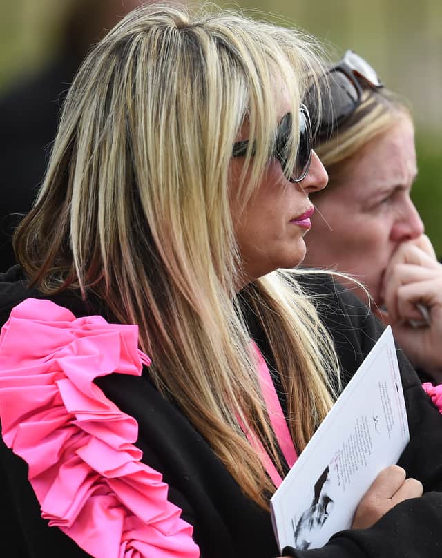 Mourners look on at the funeral of Olivia Pratt-Korbell. Image: Richard Martin-Roberts/Getty Images