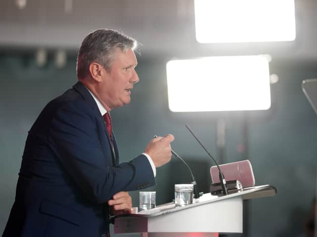 <p>Sir Keir Starmer, leader of the Labour Party delivers speech in Liverpool. Photo: Christopher Furlong/Getty Images</p>