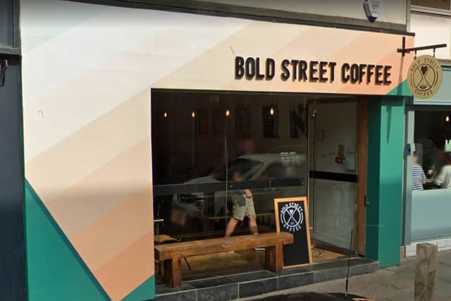 Bold Street Coffee. Opening Times : Mon-Sat - 8am-6pm | Sun - 9am-5pm