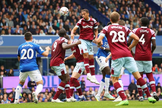 West Ham did not score from any of their 14 corners against Everton. Picture: Naomi Baker/Getty Images