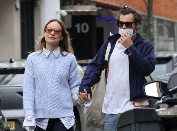 <p>Harry Styles and Olivia Wilde seen in London (Pic:Getty)</p>