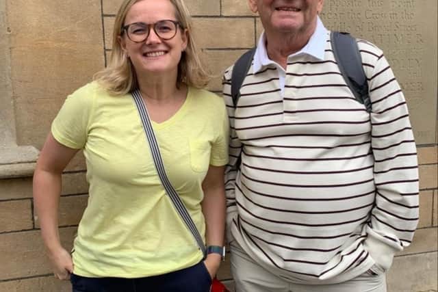 Alan Poole with is daughter Kirsty. Image: LUHFT