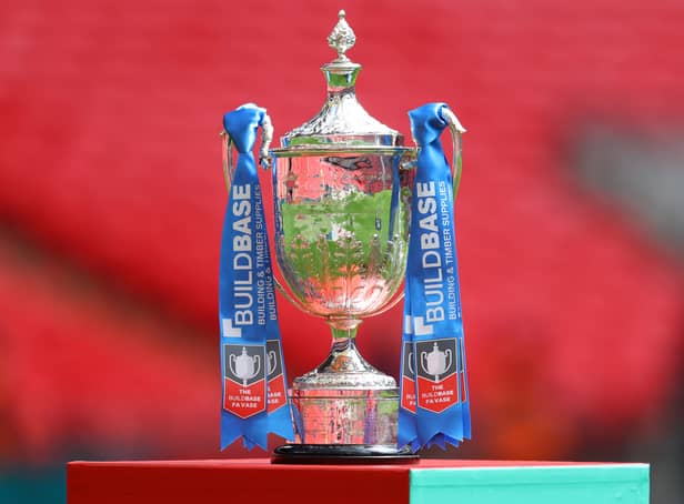 <p>Binfield and Warrington Rylands contested the 2021 FA Vase final at Wembley Stadium.</p>