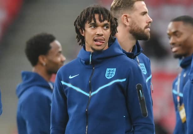 Trent Alexander-Arnold was omitted from England’s squad against Germany. Picture: Shaun Botterill/Getty Images